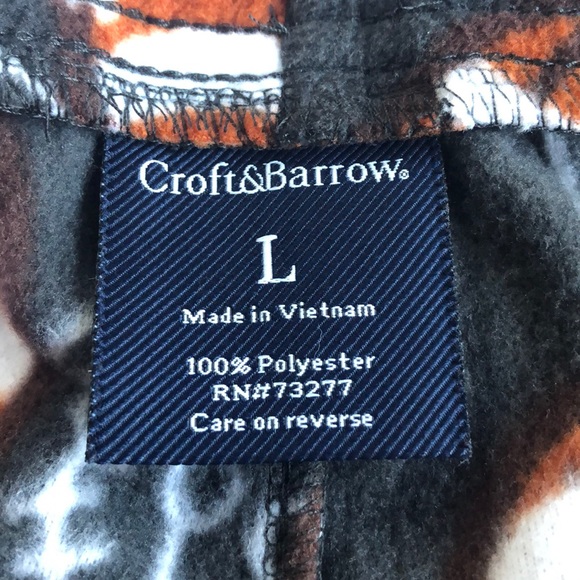 Croft&Barrow football pajama pants - Picture 2 of 5